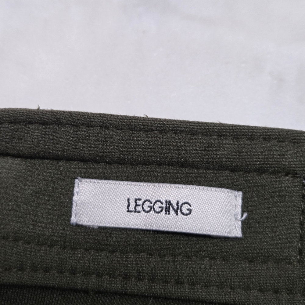 Calvin Klein Jeans Green Stretch Leggings Size 10 - Picture 9 of 9